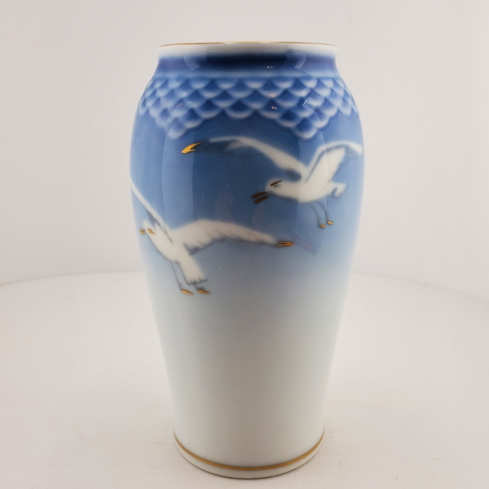 Vintage Copenhagen Sea Gull Vase
